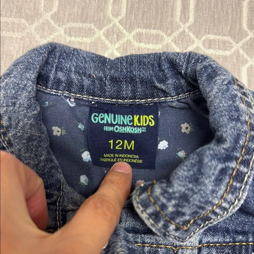 Oshkosh Denim Baby Jacket 12 months